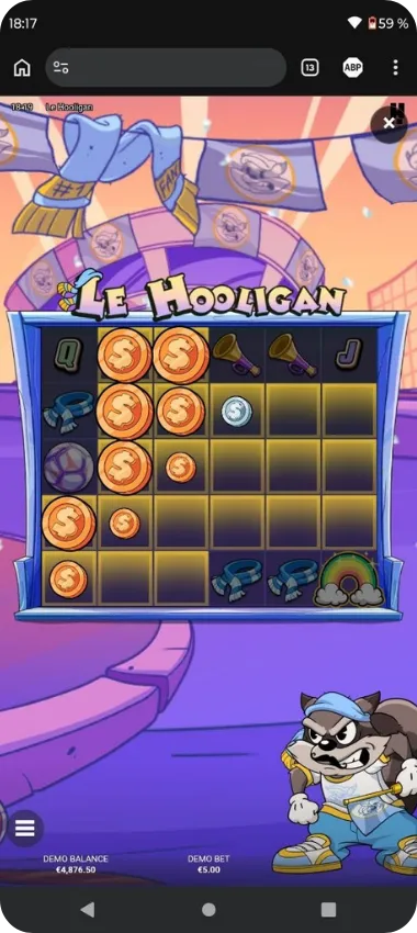 Bonusrunda Treasure at the End of the Rainbow i Le Hooligan