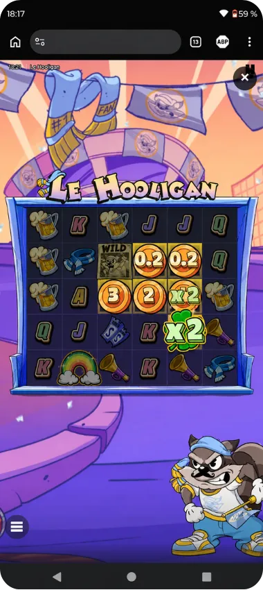 Le Hooligan spelplan med Smokey