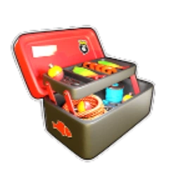 Big Bass Bonanza tackle box symbol, a high-paying icon worth up to 50x on the paytable