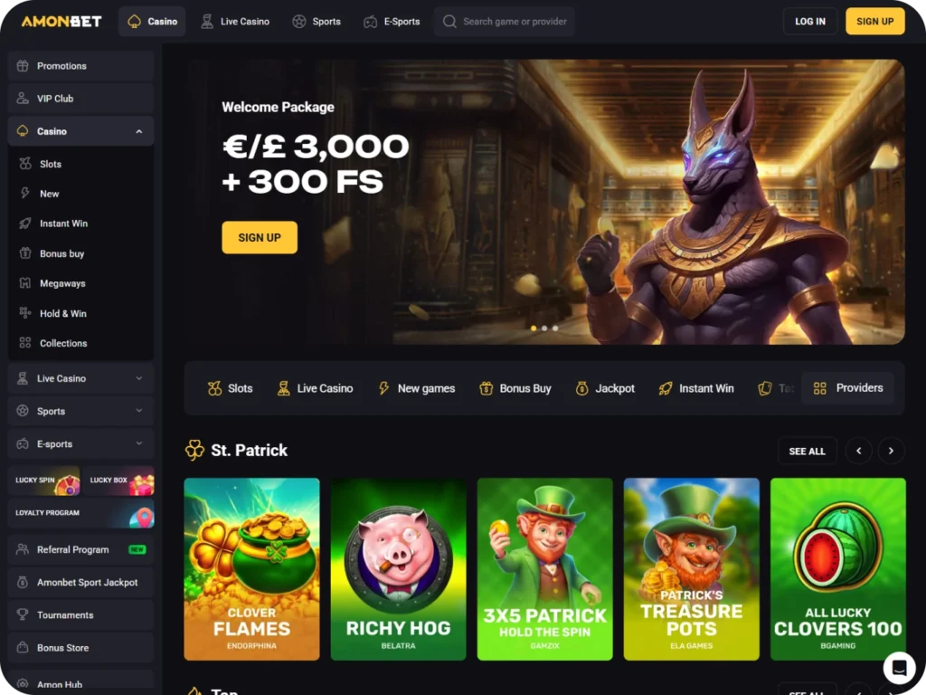 Not on GamStop Amonbet