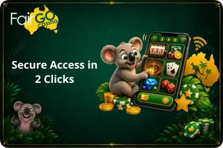 Quick and secure login process at Fair Go Casino